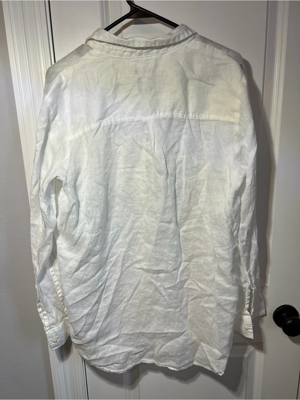 Gap White Linen Button-Up Shirt - Picture 2 of 4